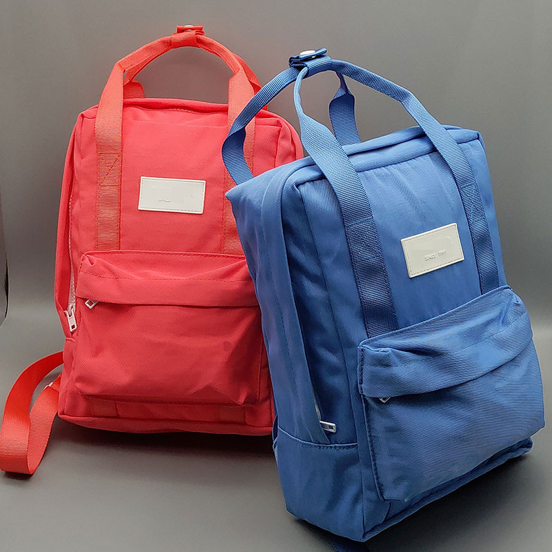 Neutrale Koreaanse versie Tide Nylon Schooltas Rugzak